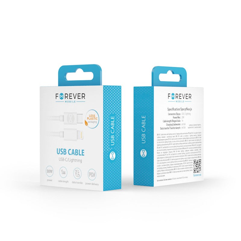 Forever Universal Lade-Datenkabel USB-C zu Lightning