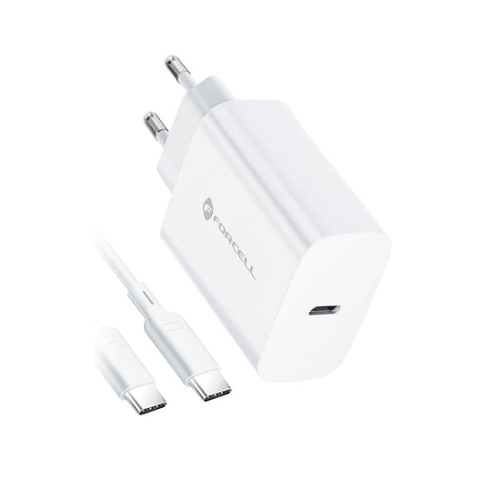 Universal Forcell Kabel Micro USB-C+USB-C Adapter 25W
