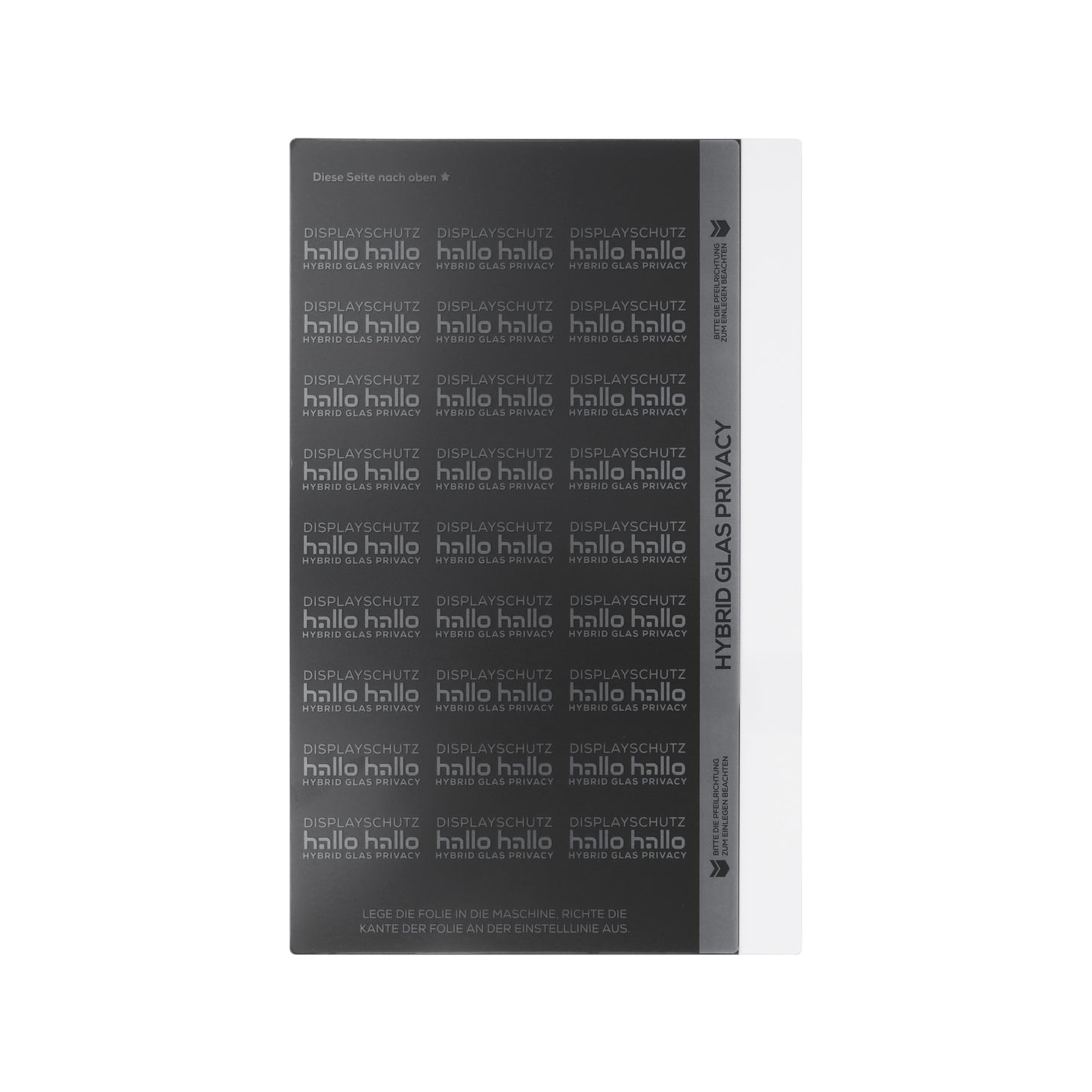 hallo hallo Hybrid Glas Privacy
