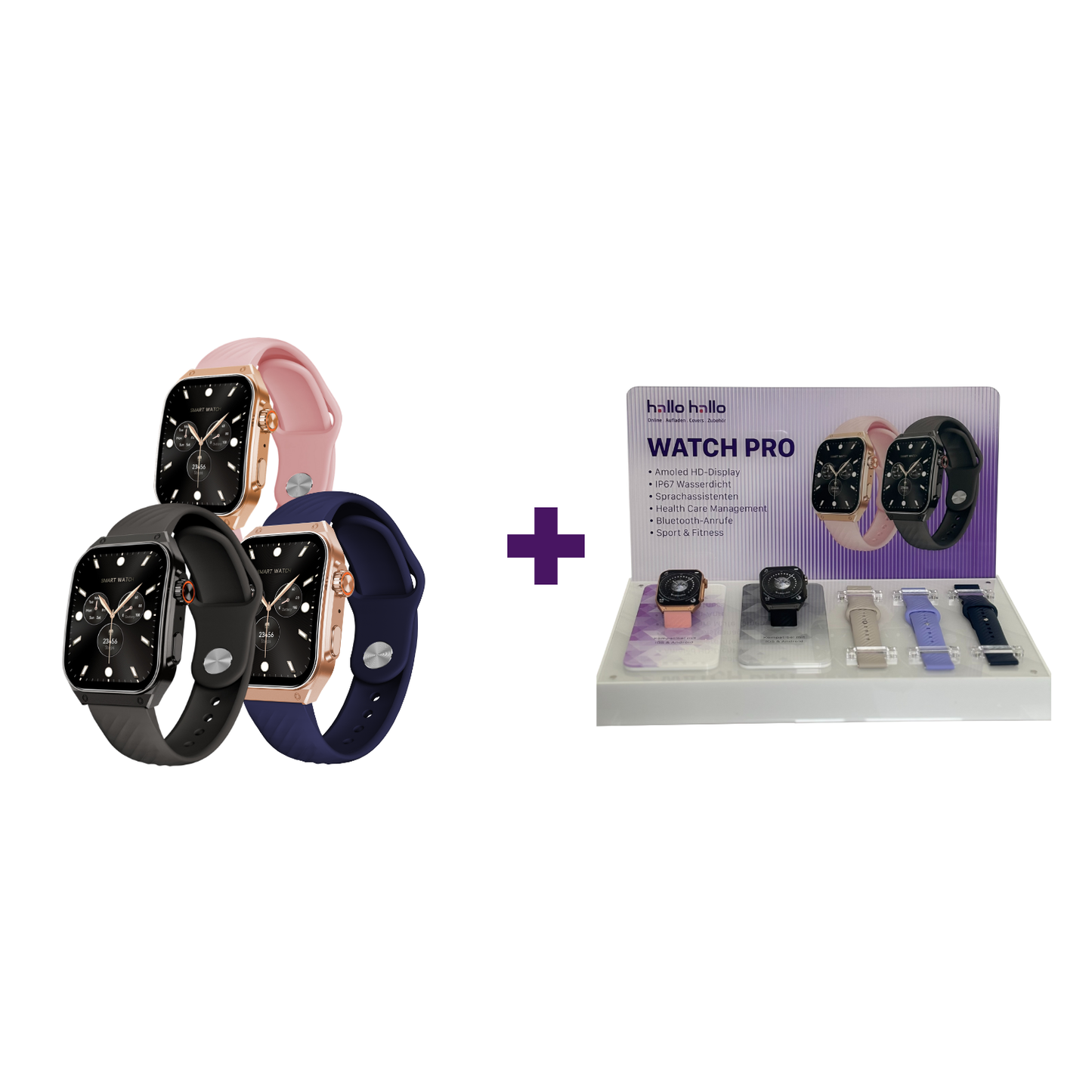 hallo hallo Watch Pro Bundle (POS Aufsteller)