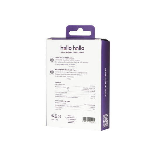 hallo hallo Universal Ladeset USB-C 25W
