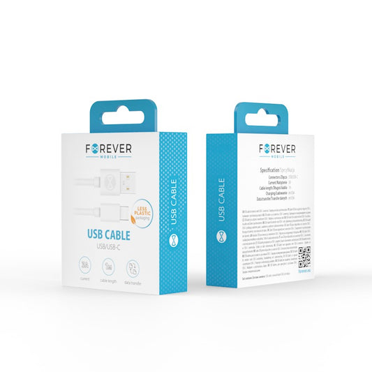 Forever Universal Lade-Datenkabel USB-A zu USB-C