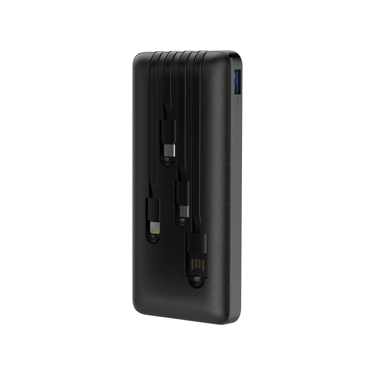 hallo hallo Power Bank Universal 10000mAh USB-A, USB-C, Micro-USB und Lightning mit Quick Charge