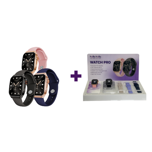hallo hallo Watch Pro Bundle (POS Aufsteller)