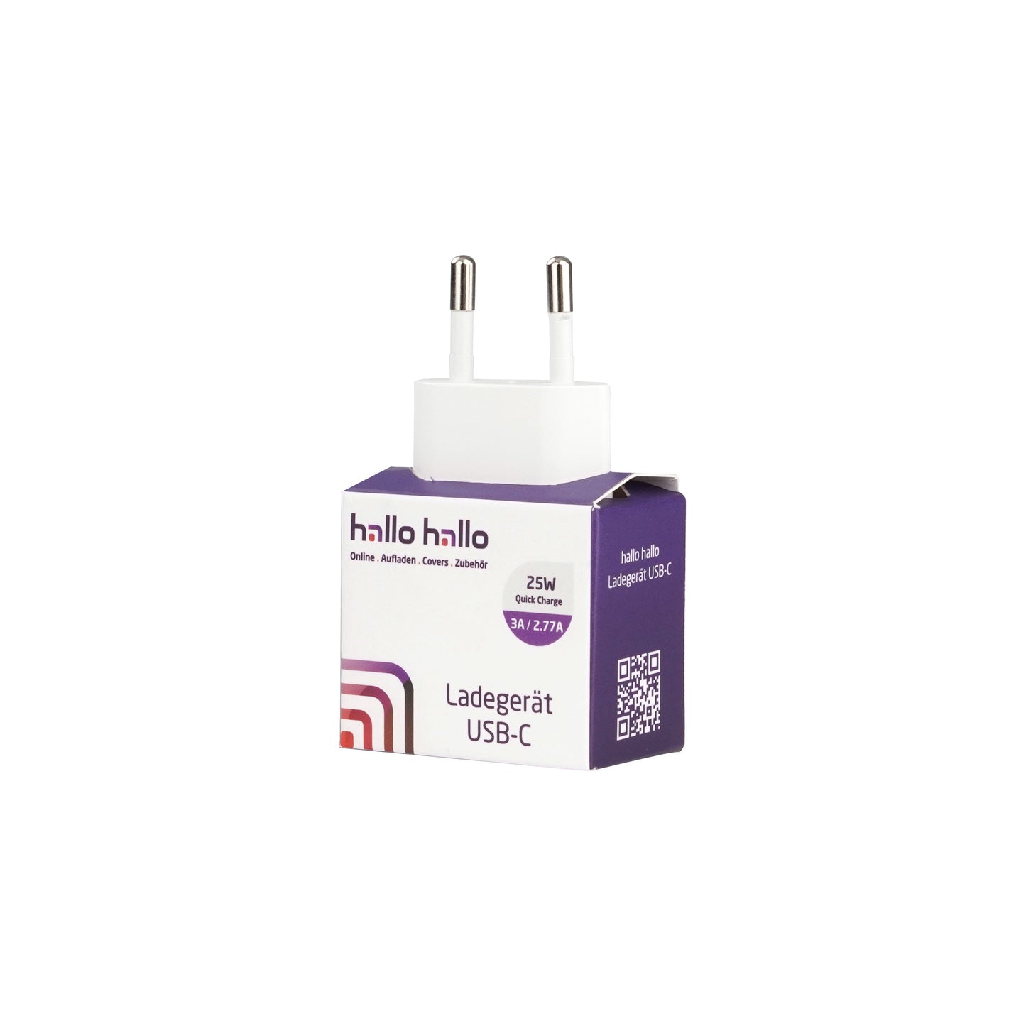 hallohallo Universal Ladegerät USB-C 25W