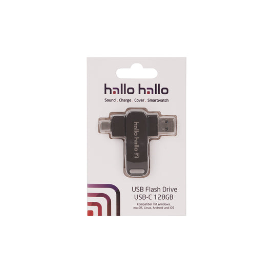 hallo hallo USB Flash Drive USB-C 128GB