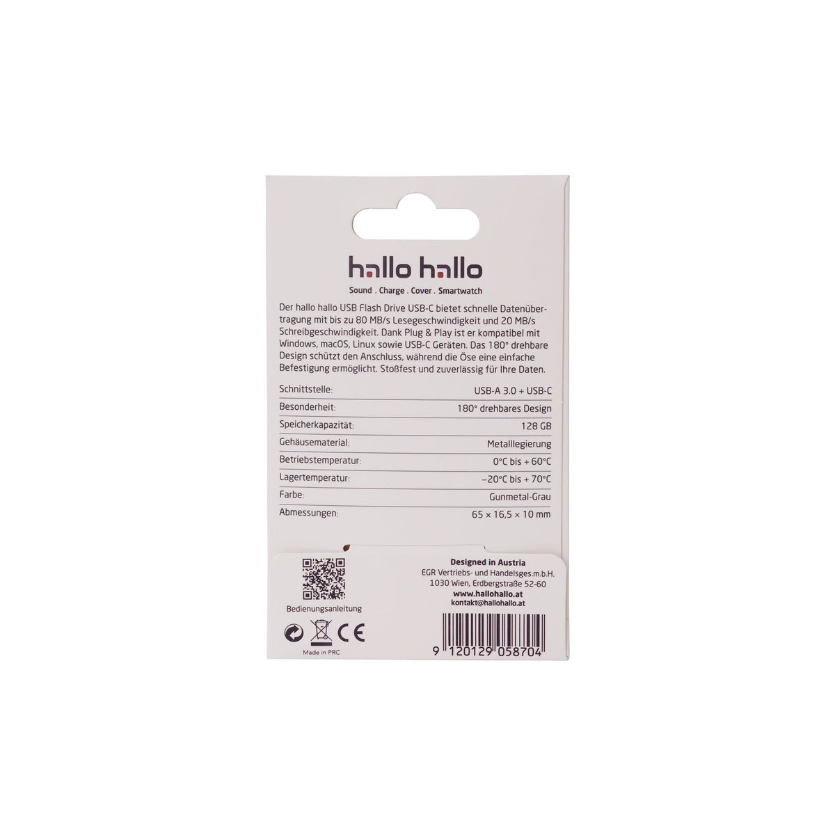 hallo hallo USB Flash Drive USB-C 128GB
