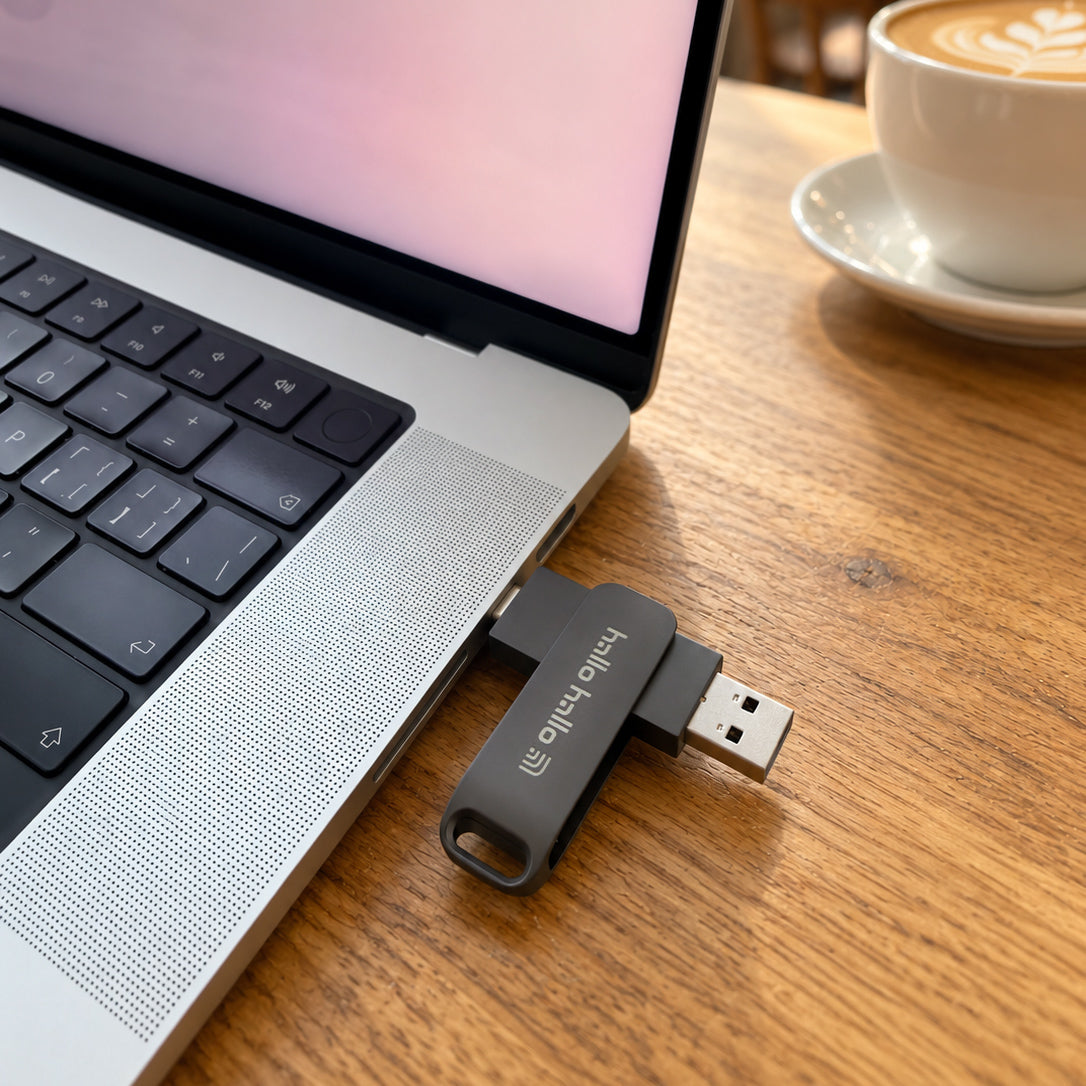 hallo hallo USB Flash Drive USB-C 128GB